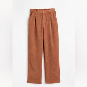 H&M Wide Leg Cropped Corduroy pants M